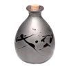 500ml Black Ceramic Wine Jar Hand Painted Wine Bottle Vintage Chinese Style Wine Flask Flagon - Default