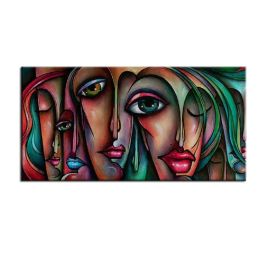 Top Selling Handmade Abstract Oil Painting Wall Art Modern Figure Picture Canvas Home Decor For Living Room Bedroom No Frame - 150x220cm