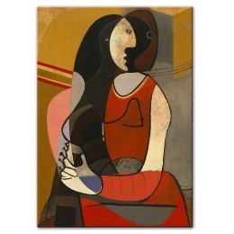 100% Hand Painted Abstract Oil Painting Wall Art Minimalist Retro Figure Picture Canvas Home Decor For Living Room Bedroom No Frame - 150x220cm