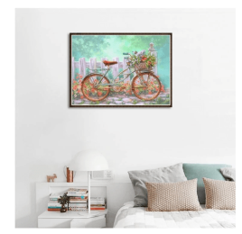 3D DIY Diamond Mosaic Full Square Diamond Painting Cross Stitch Full Round Homejoy - Color - 50x40cm-Round