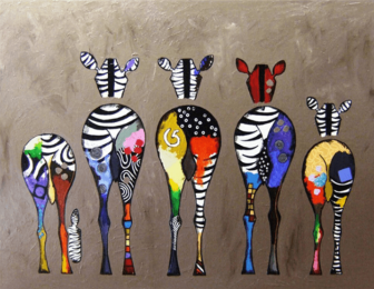 Framed Picture DIY Oil Painting By Numbers Painting & Calligraphy Beautiful Animals Modern Picture Home Decor 40x50cm Homejoy - 40x50cm - Frame