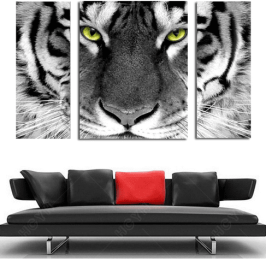 Full round diamond drill 3D tiger picture diamond painting cross stitch diamond embroidery mosaic pattern home decor 80x45cm Homejoy - 2045 3045 2045
