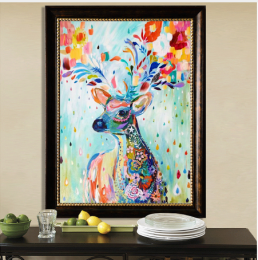 New 5D DIY deer embroidery Full square diamond cross stitch rhinestone mosaic painting Decoration shoes at factory prices Homejoy - 60x80cm