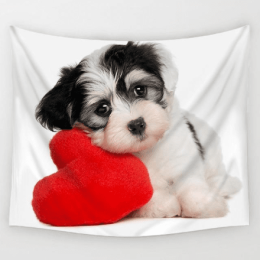 Cute Shih Tzu Tapestry - 150x230cm thick