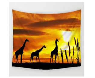 Giraffe Tapestry - 150x230cm thick