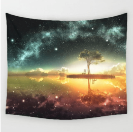 Galactic Vibes Tapestry - 150x230cm thick