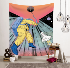 Astronaut spaceman background cloth - 7style - 200Ã—150cm