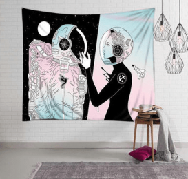 Astronaut spaceman background cloth - 19style - 150Ã—230cm