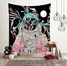 Astronaut spaceman background cloth - 8style - 150Ã—200cm