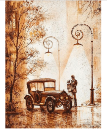 Square Diamond Painting Couple, Embroidery Bead Kit Homejoy - 60x50cm - Round