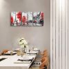 Black and White Wall Art Red Paris Theme Canvas Art Eiffel Tower Wall Paintings London Big Ben Pictures  Wall Decor - 12inchx16inchx3pieces