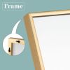 Contemporary Full Length Mirror,59"x 20" - Gold