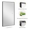 Oversize Bathroom/Vanity Mirror - Black