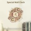 Robotime ROKR Zodiac Wall Clock 3d Wooden Puzzle Model Toys for Children Kids LC601 - LC601 Zodiac Wall Clock