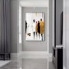 100% Hand Painted Abstract Oil Painting Wall Art Modern Figure Stand On the Street On Canvas Home Decoration For Living Room No Frame - 150x220cm