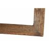 The Urban Port Natural Wood Framed Rectangular Wall Mirror, Brown - UPT-74400