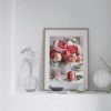 5D Diamond Painting Rose Flowers Cross Stitch Rhinestone DIY Art Decor 12x16in - Multicolor