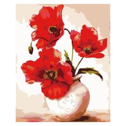 Floral digital painting Homejoy - 40x50cm - Frame