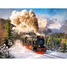 Craft Needlework Diy Handcrafts Diamond Painting Train Painting Diamond Embroidery Square/round Drill Mosaic Picture craft Homejoy - 50x65 round