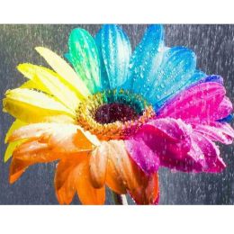 5D Diamond Painting - Bunte SolRos Homejoy - 50x50cm