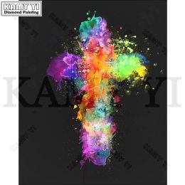 Needlework Diy Diamond Painting Cross Stitch Colors Religion Painting Diamond Embroidery Square/Round Diamant Mosaic Pictures Homejoy - 60x80