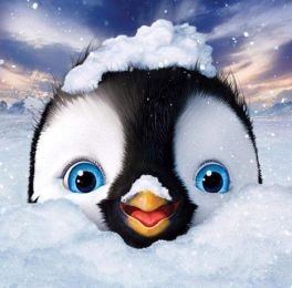 5D Diy painting, beaded animal panda penguin dog full square diamond embroidery needlework rhinestone mosaic handicrafts Homejoy - Penguin - 70X70