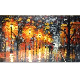 100% Hand Painted Abstract Oil Paintings On Canvas Modern Wedding Decor Wall Landscape Pictures Home Decoration No Framed - 150x220cm