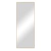 Contemporary Full Length Mirror,59"x 20" - Gold