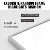 Contemporary Full Length Mirror,59"x 20" - Silver