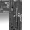 DunaWest Mosaic Tile Design Rectangular Accent Wall Mirror, Silver - UPT-228547