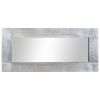 Aviator Mirror 43.3"x19.7" Metal - Silver