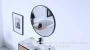 [ONLY FOR PICK UP] Home Decor Wall-Mounted Mirror XH - 32 inch