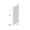 Modern Full Length Mirror, 65" x 22"x 1.2" - Gold - Aluminum alloy
