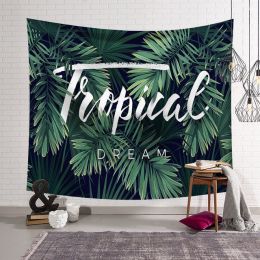 Tapestry cloth wall covering - Green - 150x130cm