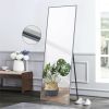 Modern Full Length Mirror, 65" x 22"x 1.2" - Sapphire - Aluminum alloy