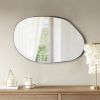 Asymmetrical Accent Wall Mounted Mirror Decorative Living Room Bedroom Entryway, 2 Sizes - L