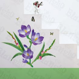 Flowering Garden - Wall Decals Stickers Appliques Home Decor - HEMU-HL-1256