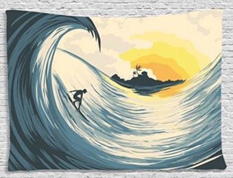 Surf tapestry beach tapestry - 150x230cm thick