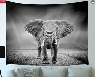 Elephant tapestry - 150x230cm thick