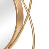 Free shipping Iron Wall Mirror Decorative Mirror 22Inch,Gold  YJ - Gold