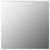 Wall Mirror 19.7"x19.7" Square Glass - Silver