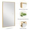Oversize Bathroom/Vanity Mirror - Gold