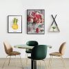 5D Diamond Painting Rose Flowers Cross Stitch Rhinestone DIY Art Decor 12x16in - Multicolor
