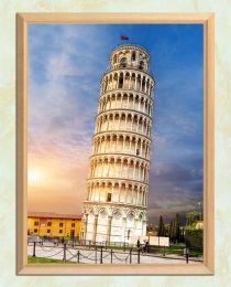 XXL - 5D Diamond Painting - Der Schiefe Turm von Pisa Homejoy - 60x80cm