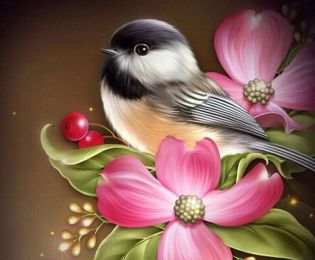 Christmas Birds Diamond Embroidery Mosaic For Children 5D Diy Diamond Painting Crystal Set For Embroidery Kits Homejoy - 50x60 Square