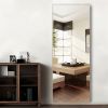 Modern Full Length Mirror, 65" x 22"x 1.2" - Silver - Aluminum alloy