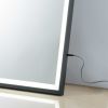 LED Full Length Mirror Wall Mounted Lighted Floor Mirror Dressing Mirror Entry Dimmer Touch Switch RT - 65"H x 21.7"W
