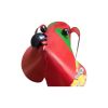 17 Inch Decorative Metal Dog Sculpture, Multicolor - BM04287