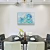 Wall Art Decoration Retro Flower Painting 1 Panel Canvas Wall Art for Bedroom / Bathroom / Living Room (12x16 inches) - 12x16inchx1pcs