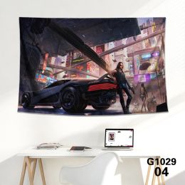 Game background cloth tapestry wall cloth tapestry decoration canvas - 4Style - 150x100cm